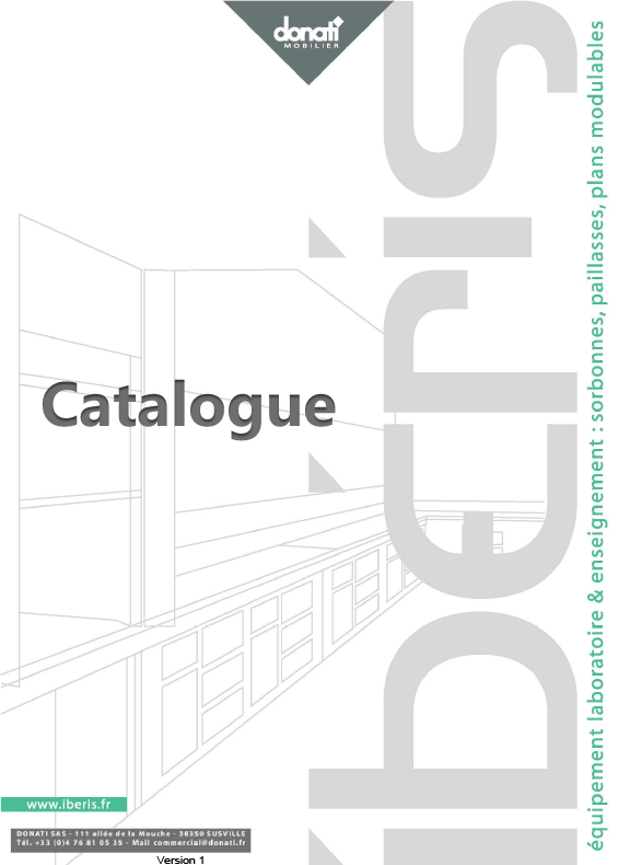 Catalogue mobilier laboratoire Ibéris